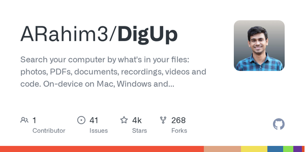DigUp Ships Windows and Linux Beta Builds of Its EmbeddingGemma 2 File Search