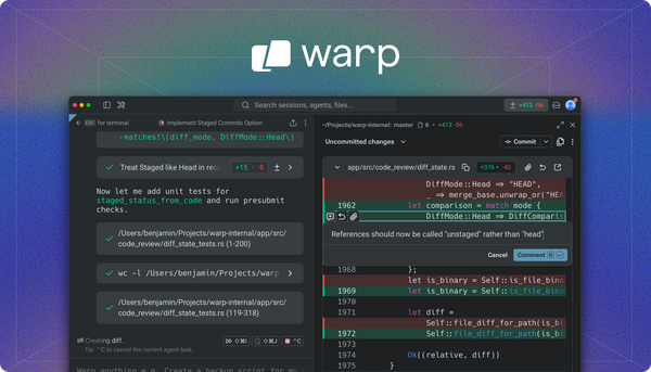 Article image for Open-Source Terminal Environment Warp Launches With Built-In AI Agents, Surpasses 42,800 GitHub Stars