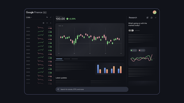 Article image for Google Finance Brings AI-Powered Market Research and Real-Time Earnings Insights to Over 100 Countries