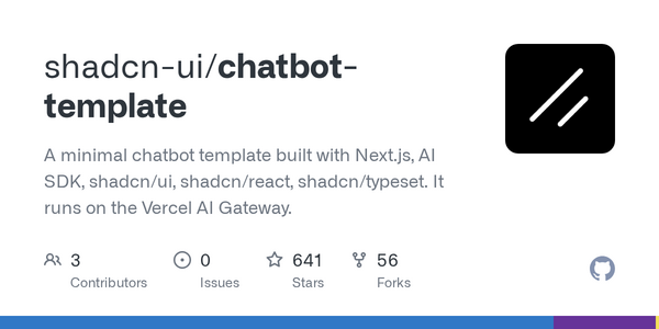 New Next.js Chatbot Template Launches on GitHub with Streaming AI, Web Search, and Zero-Config Vercel Deployment